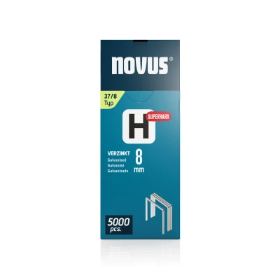 Afbeelding van Novus Niet met fijne draad H 37/8mm Superhard (5.000 stuks)