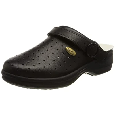 Afbeelding van Medische Klomp Scholl Unisex New Bonus Punched Navy Blue Schoenmaat 40