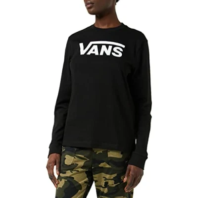 Afbeelding van Vans WM Flying V Classic LS BF Sweater, Dames, Maat: 42, Black