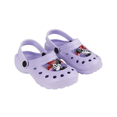 Afbeelding van Strandklompen Minnie Mouse Lila Schoenmaat 26 27