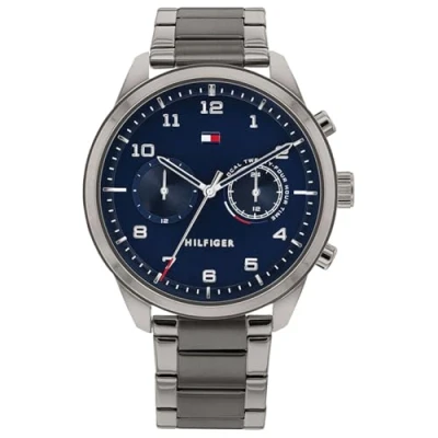 Afbeelding van Tommy Hilfiger Patrick 1791782 Horloge RVS Grijs Ø 44 mm