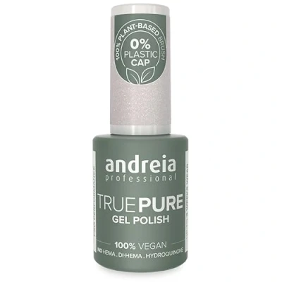 Afbeelding van Andreia Professional Gellak True Pure Wit Glitter T03 HEMA vrij Vegan 10,5ml