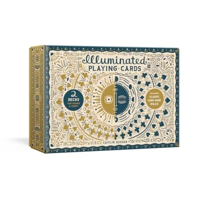 Afbeelding van Illuminated Playing Card Set: Two Decks with Game Rules