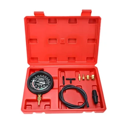 Afbeelding van FreeTec Vacuümtester Onderdruk Tester Set Vacuüm Meting Benzinepomp Druktester