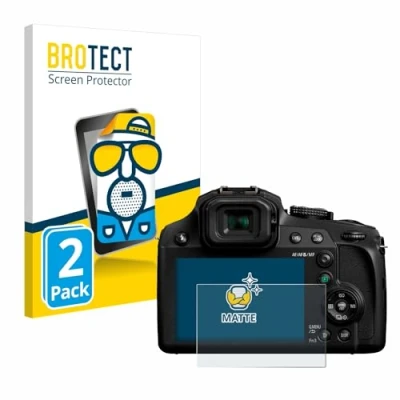 Afbeelding van BROTECT Screenprotector voor Panasonic Lumix DC FZ82 / FZ82D Folie Beschermfolie matte (2 Stuks)