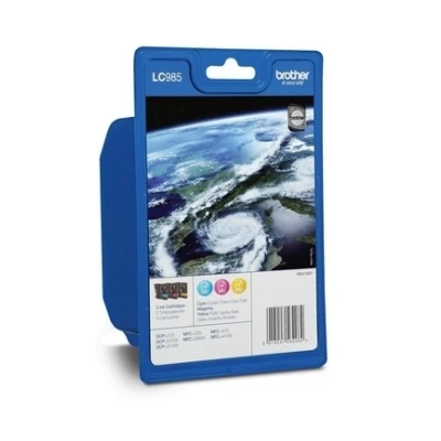Afbeelding van Brother LC 985 3 Pack RBW kleur