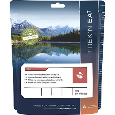 Afbeelding van Trek&#039;n eat Creamy Pasta With Chicken &amp; Spinach Reismaaltijd Multi 150 g