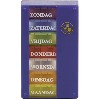 Afbeelding van Pillendoos 7 dagen 3 vaks