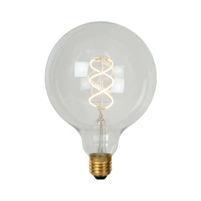 Afbeelding van G125 Filament lamp Ø 12,5 cm LED Dimb. E27 1x5W 2700K Transparant