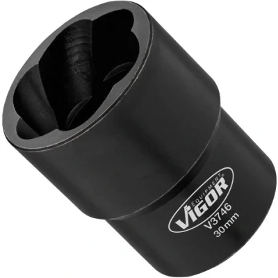 Afbeelding van VIGOR V3746 Spiraalgroef dopsleutelinzet 30 mm 1/2 (12.5 mm)