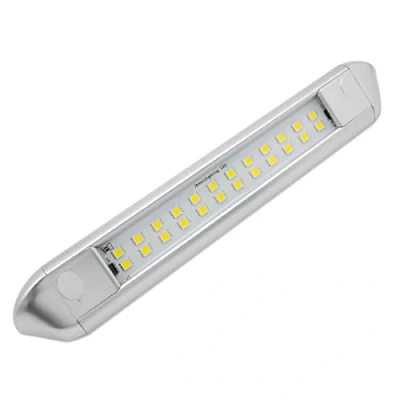 Afbeelding van Dream Lighting 12v Buitenlamp Bar Wandmontage IP66 Waterdicht voor RV Caravan Camper LED Strip Buitenverlichting 25CM 6000K Koel Wit Aluminum Zilver