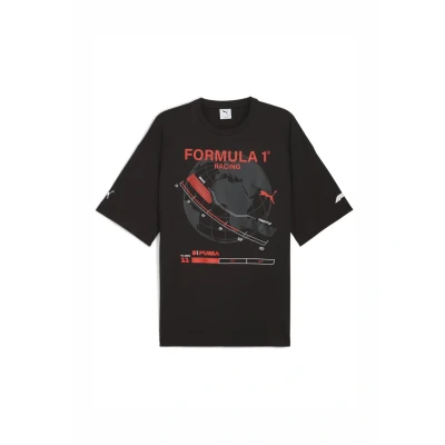 Afbeelding van Puma Graphic Tshirt print, Heren, Maat: XS, Black