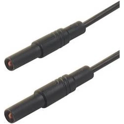 Afbeelding van SKS Hirschmann MLS SIL GG 200/1 Veiligheidsmeetsnoer [Banaanstekker 4 mm Banaanstekker mm] 2.00 m Zwart 1 stuk(s)