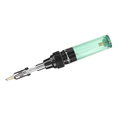 Afbeelding van Gassoldeerbout, draadloze butaangasbrander soldeerbout pistool laspen, gereedschap, 1300 (groen)