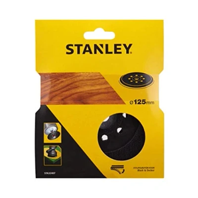 Afbeelding van Stanley multischuurmachine reserveslijpschijf 125 mm (geschikt voor de Black+Decker KA110, KA110E, KA220, KA230E, KA225, KA270GT, KA270GTK, KA270K + KA280K) STA32407