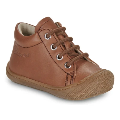 Afbeelding van Naturino Cocoon ZIP Babyschoenen voor kinderen, Maat: 22, Cognac Leer