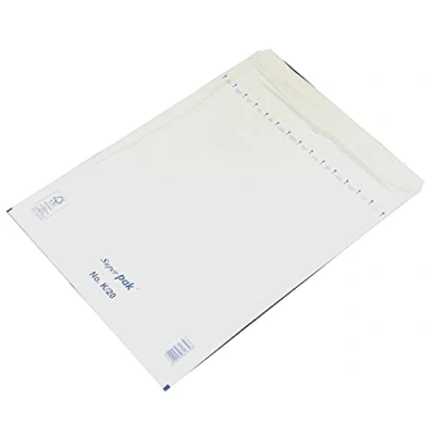 Afbeelding van zelfklevende enveloppen met noppenfolie OFFICE PRODUCTS HK K20 350x470mm / 370x480mm 10 stuks wit/type luchtkussenfolie/art HK/kleur wit/formaat