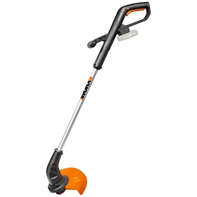 Afbeelding van WORX WG157E.9 accu grastrimmer 20V 2 in 1 apparaat: kantensnijder gras met praktische automatische draadverlenging incl. draadspoel &amp; veiligheidsbescherming zonder oplader