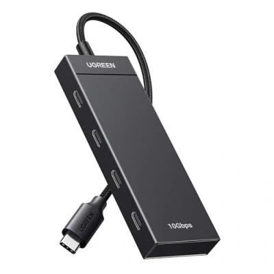 Afbeelding van UGREEN USB C Hub 10 Gbps, adapter met 4 3.2 poorten, supersnelle multipoortsplitter voor iPhone 15/15 Pro, MacBook iMac, iPad Chromebook, Galaxy S23 en meer