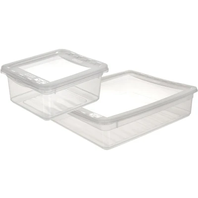 Afbeelding van Clearbox Met Deksel 19x16x8 1,7 L Bea Transparant Keeeper 10574