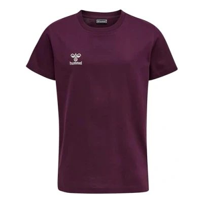 Afbeelding van Hummel MOVE GRID Tshirt print voor kinderen, Maat: 140, Grape wine