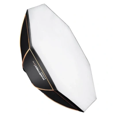 Afbeelding van Walimex Pro Octagon Softbox Orange Line 150 cm diameter voor Aurora/Bowens
