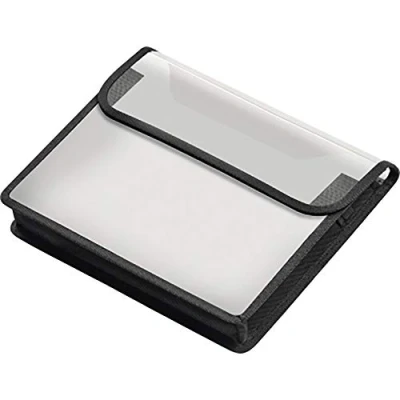 Afbeelding van VELOFLEX 1450291 Verzameldoos, velobag A5 liggend formaat, mat transparant, met klittenbandsluiting, 1 stuk