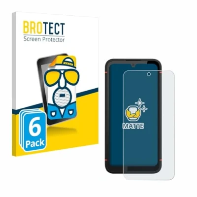 Afbeelding van BROTECT (6 Stuks) Antireflecterende Beschermfolie voor Gigaset GX4 Pro Anti Glare Screen Protector, Mat, Ontspiegelend