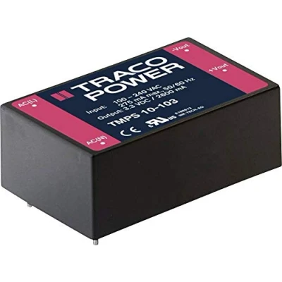 Afbeelding van TracoPower TMPS 10 124 Schakelnetvoeding 0.41 A W 24 V/DC 1 stuk(s)