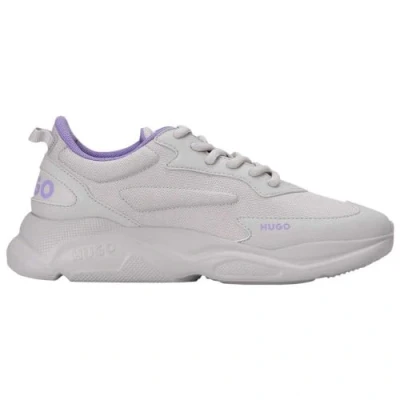 Afbeelding van HUGO LEON RUNN Sneakers laag, Dames, Maat: 38, Open grey Imitatieleer/ textiel