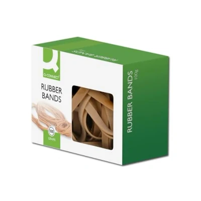 Afbeelding van Q Connect Rubberen banden diverse maten 100g, groen