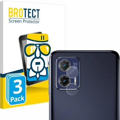 Afbeelding van BROTECT AirGlass Verre (3 Stuk, Motorola Moto G73), Smartphone beschermfolie, Transparant