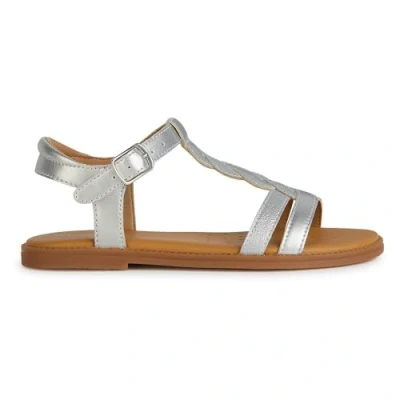Afbeelding van Geox J Karly Girl Sandalen voor meisjes, zilver, 28 EU