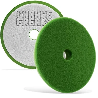 Afbeelding van Garage Freaks Polijstspons, afwerking Cut Foam Pad 150 mm, groen, polijstpad mm voor 125 steunschijven, Made by Menzerna, afgestemd op Finish, hoogglanzend gepolijst