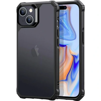 Afbeelding van ESR Air Armor Case Backcover Apple iPhone 15 Plus Zwart Inductieve lading