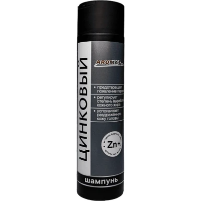 Afbeelding van Natuurlijke en doeltreffende Zink Shampoo tegen Roos vet haar versnelt groei 250ml