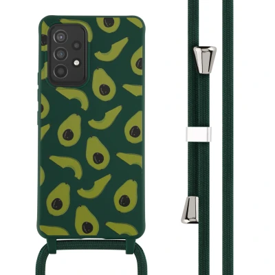 Afbeelding van Samsung Galaxy A53 Hoesje Siliconen en TPU (zacht) iMoshion Softcase/Koordhoesje/Backcover Groen Telefoonhoesje