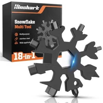 Afbeelding van Cadeaus voor mannen, kousvullers mannen/vrouwen, 18 in 1 sneeuwvlok multi tool heren geschenken papa mannen die alles hebben, verjaardagscadeaus hem Gadgets