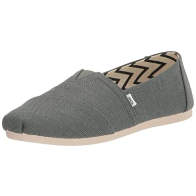 Afbeelding van TOMS Alpargata Instappers, Dames, Maat: 43.5, Green Textiel