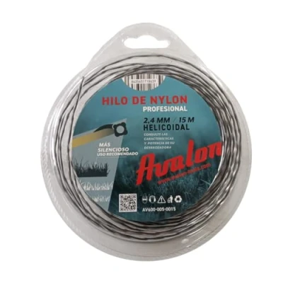 Afbeelding van Avalon Universele nylondraad voor bosmaaier en grasmaaiers (2,4 mm x 15 m)