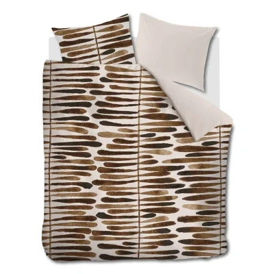 Afbeelding van VT WONEN Dekbedovertrek Botanic Stripe 260 x 200/220