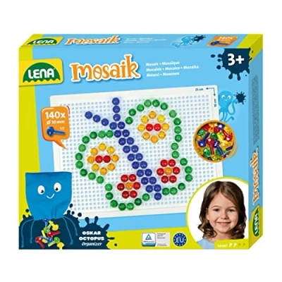 Afbeelding van Lena Mozaïek Set Transparant 140st 10mm