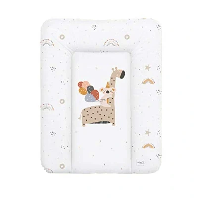 Afbeelding van Ceba Baby® Zachte aankleedkussen, 50 x 70 cm, babyaankleedkussen, voor jongens en meisjes, waterdicht, afwasbaar onderhoudsvriendelijk, Oeko Tex® standaard 100, Made in EU, giraffe