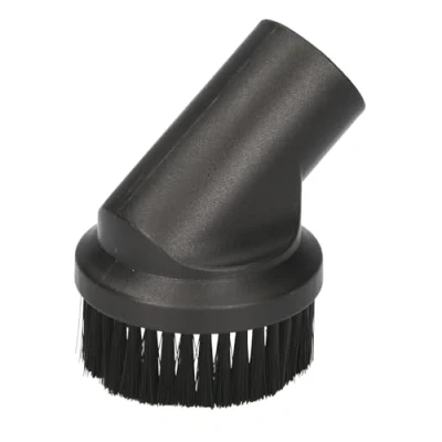 Afbeelding van McFilter Meubelborstel 35 mm diameter nylonhaar stug zwart, aansluiting mm, universeel, voor alle merken, meubelmondstuk compatibel met Bosch, Siemens, Kärcher, Miele