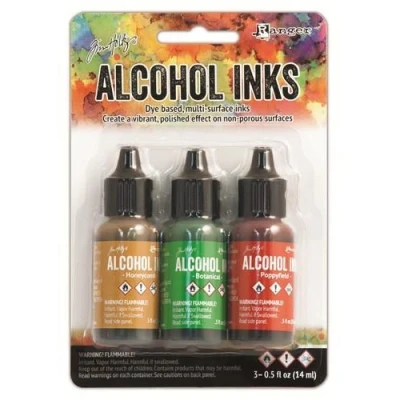 Afbeelding van Ranger Alcohol Ink Kits Conservatory Honeycomb, Botanical, .. TAK40859 Tim Holtz 3x15ml