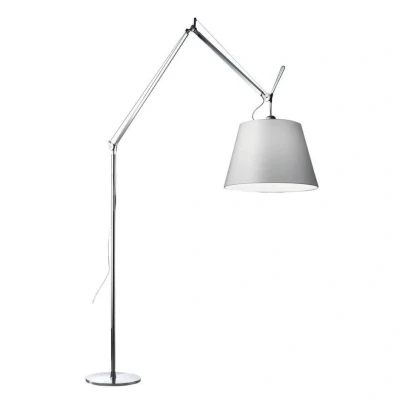 Afbeelding van Artemide Tolomeo Mega Terra Booglamp Retrofit Schakelaar Alu Grijs Satijn 42