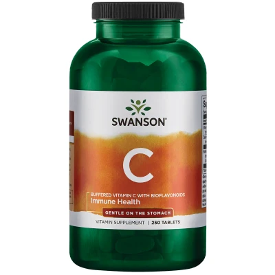 Afbeelding van Swanson health Buffered C W/Bioflavonoids 1000mg 250 stuks