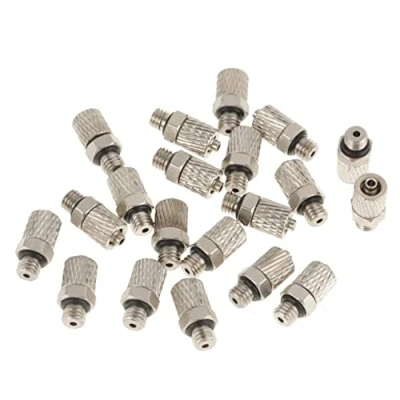 Afbeelding van 20 Stuks M5 4 Mm Mini Rechte Mannelijke Pneumatische Snelkoppeling Connector Luchtslang