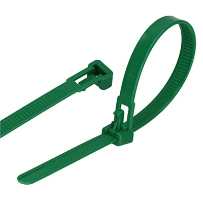 Afbeelding van GARDENIX plantenbinders, kabelbinders 100 stuks (7,6 mm x 250 mm, groen), herbruikbaar, verstelbaar