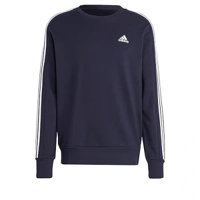 Afbeelding van adidas Heren Essentials French Terry 3 Stripes Sweatshirt, Legend Ink, S